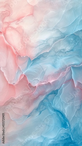 Wallpaper Mural Abstract pastel pink and blue marble texture Torontodigital.ca