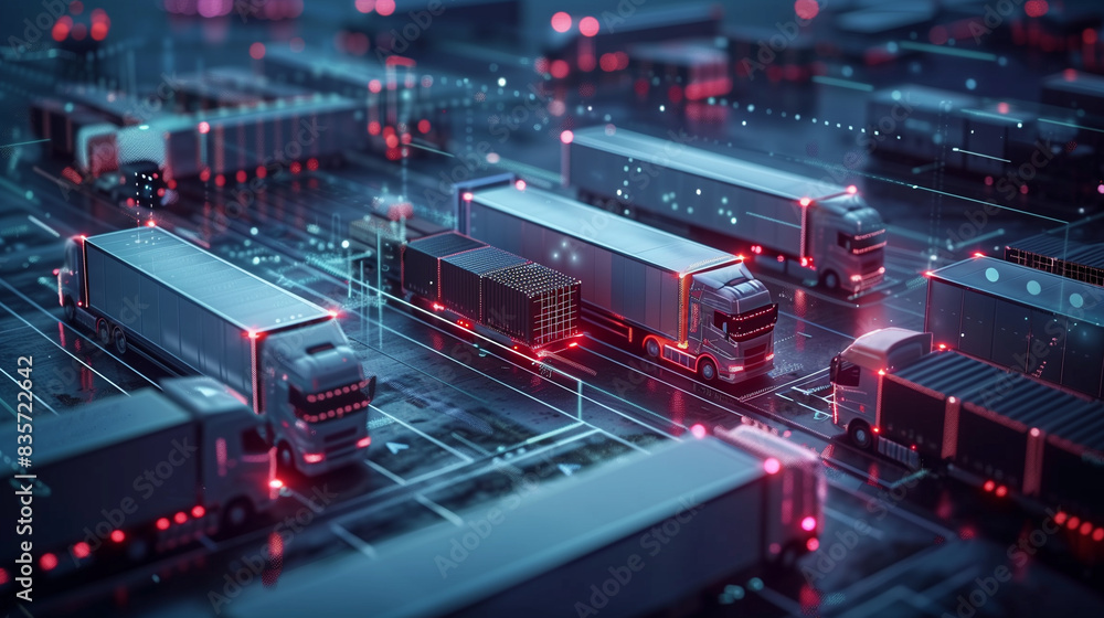 Fototapeta premium electronic circuit board with processor