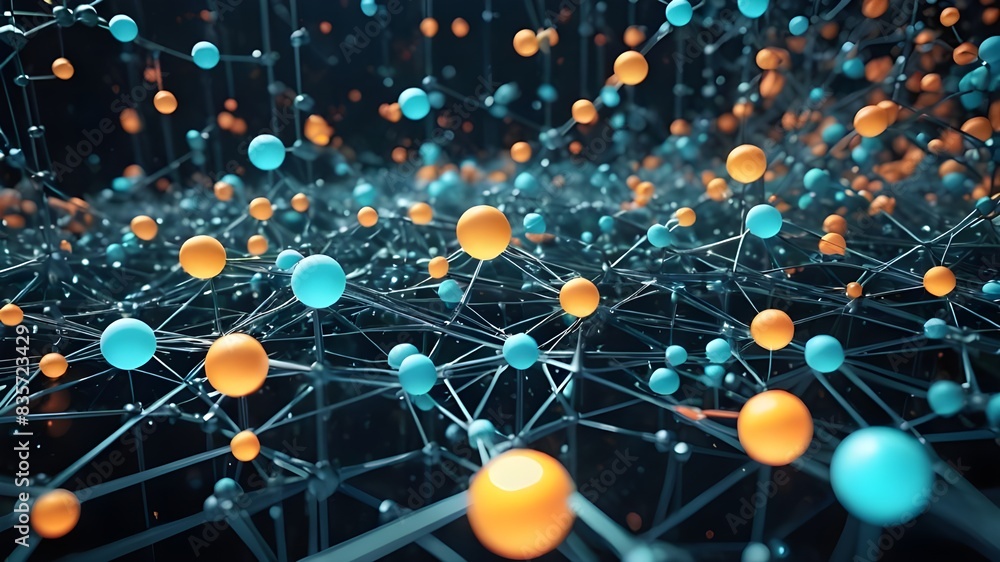Modern digital abstract 3D background. Can be used in the description of network abilities, technological processes, digital storages, science, education, etc Modern digital abstract 3D background. Can be used in the description of network abilities, technological processes, digital storages, science, education, etc