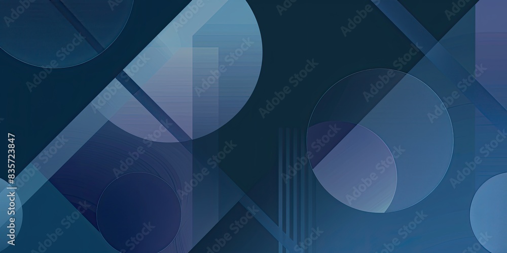 Indigo and Dark Olive gradient background with geometric shapes, circles, stripes and lines in the style of a flat design style that is simple, minimalist and modern. Indigo and Dark Olive gradient background with geometric shapes, circles, stripes and lines in the style of a flat design style that is simple, minimalist and modern.