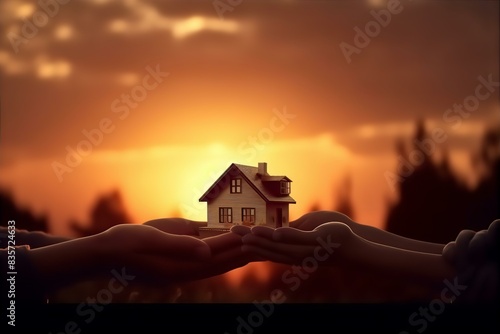 home, family, happiness, love, precious, house, joy, togetherness, warmth, hands, parents, children, smiling, comfort, security