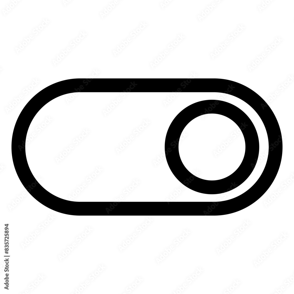 switch line icon vector illustration isolated on white background switch line icon vector illustration isolated on white background