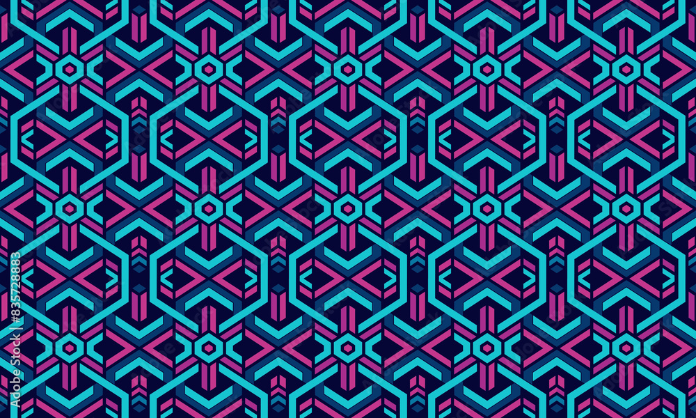Futuristic Design Geometric Shapes Seamless Pattern for Wallpaper Backgroun Futuristic Design Geometric Shapes Seamless Pattern for Wallpaper Backgroun