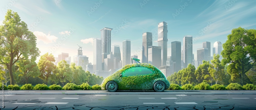Eco-friendly transportation with electric vehicles in a green city ...