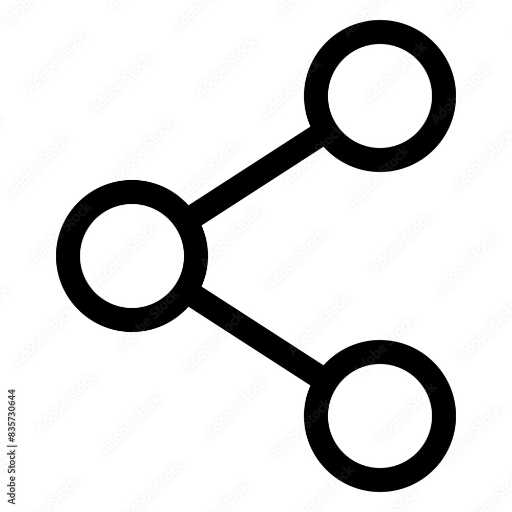 link line icon vector illustration isolated on white background link line icon vector illustration isolated on white background
