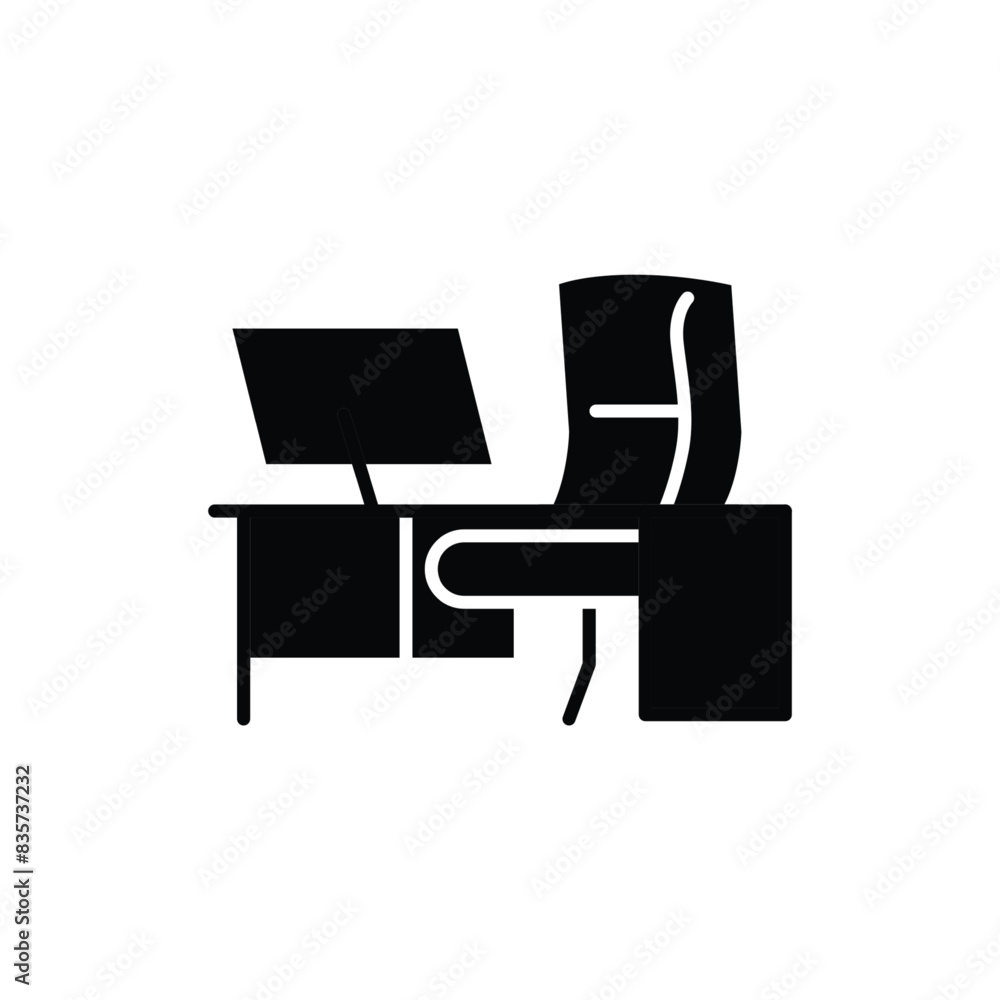 workplace solid icon vector design good for website and mobile app workplace solid icon vector design good for website and mobile app