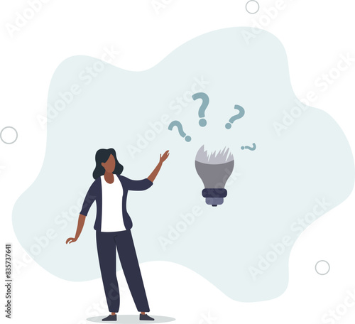 searching for new solutions to achieve the goal. business concept