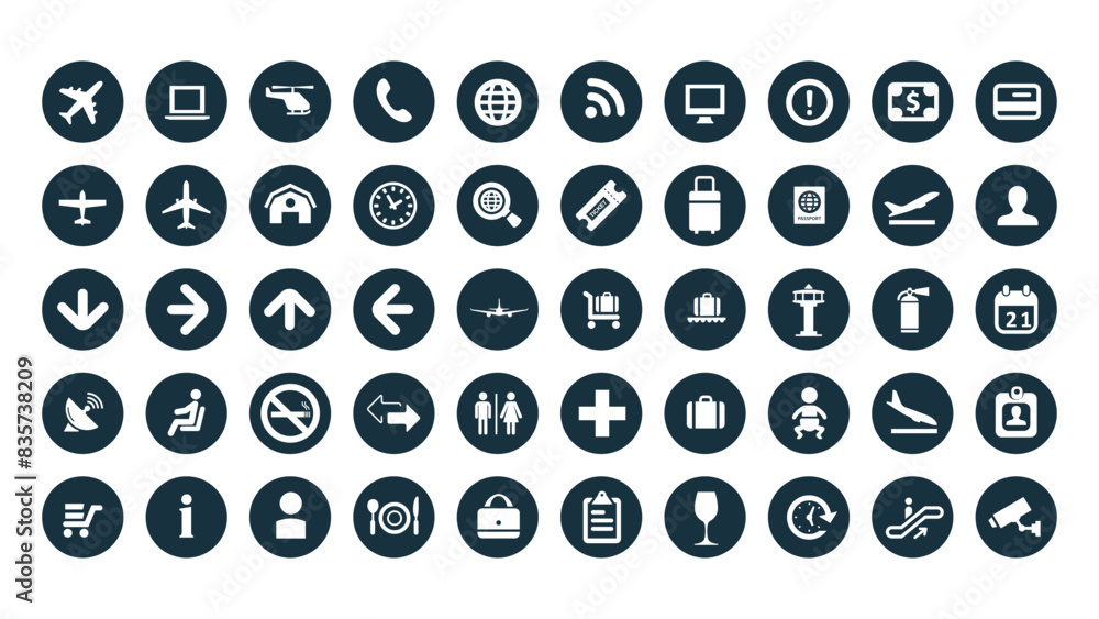 Office and Business Icons on white background. Vector illustration. Office and Business Icons on white background. Vector illustration.