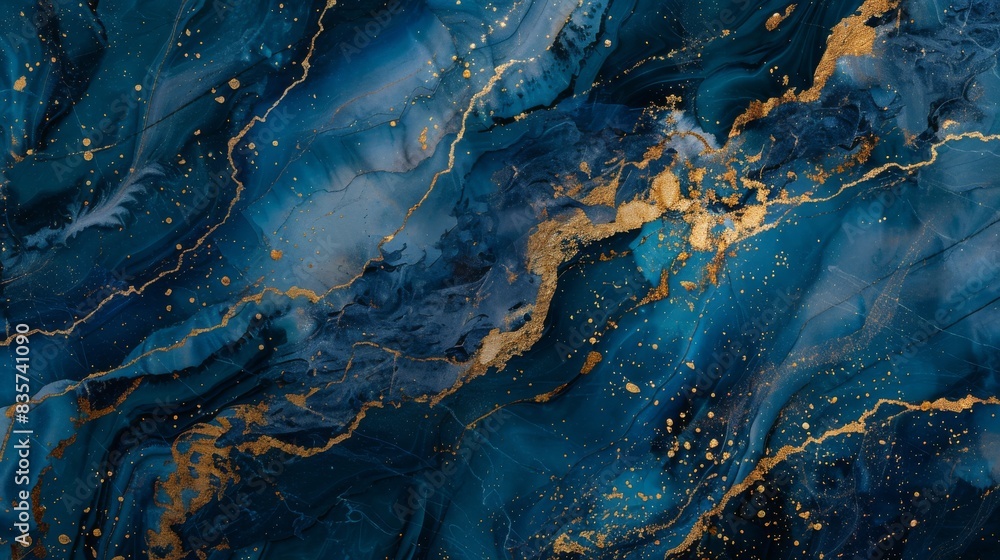 Blue Marble color marble luxury, with gold streaks, website background Blue Marble color marble luxury, with gold streaks, website background