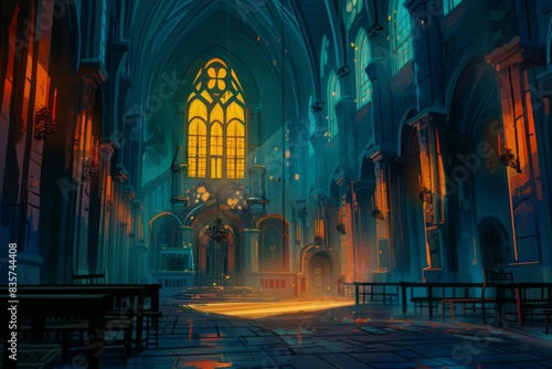 Wallpaper Mural interior of the church of our person Torontodigital.ca