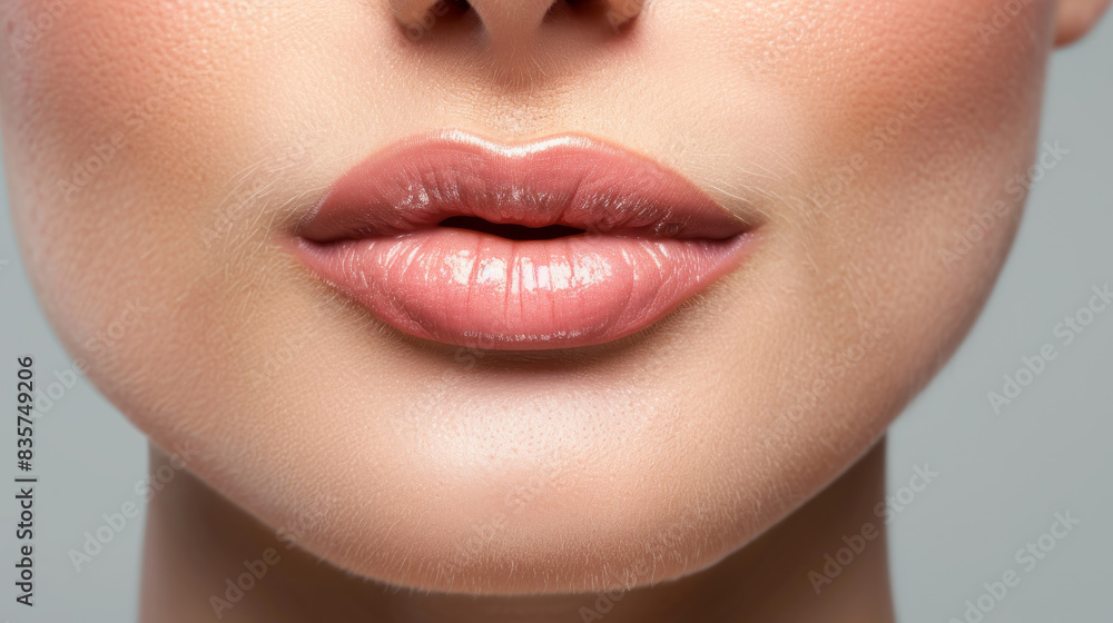 Fototapeta premium Lips and botox 