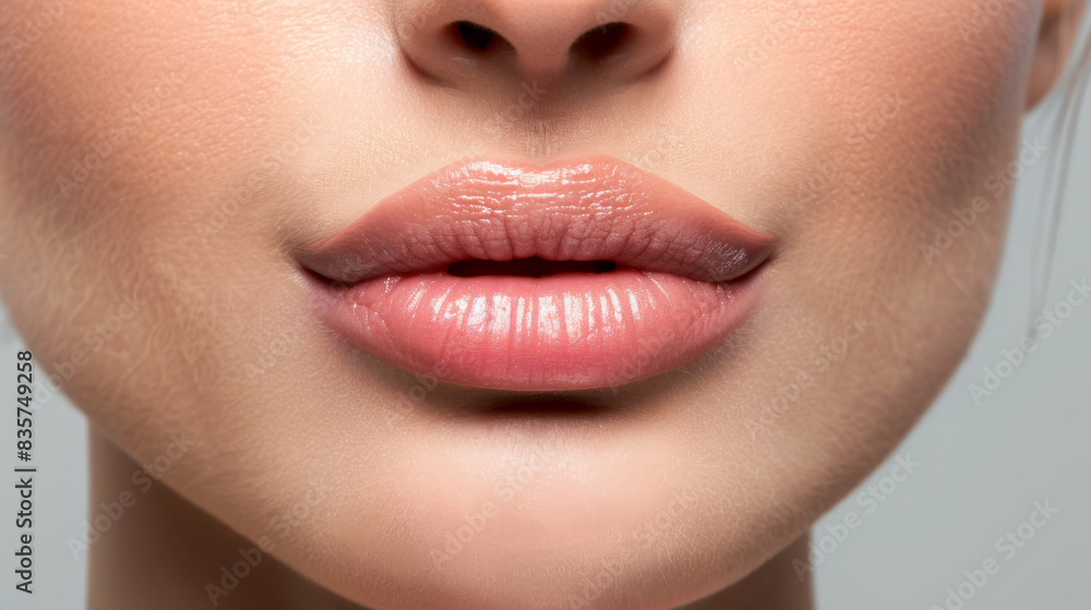 Fototapeta premium Lips and botox