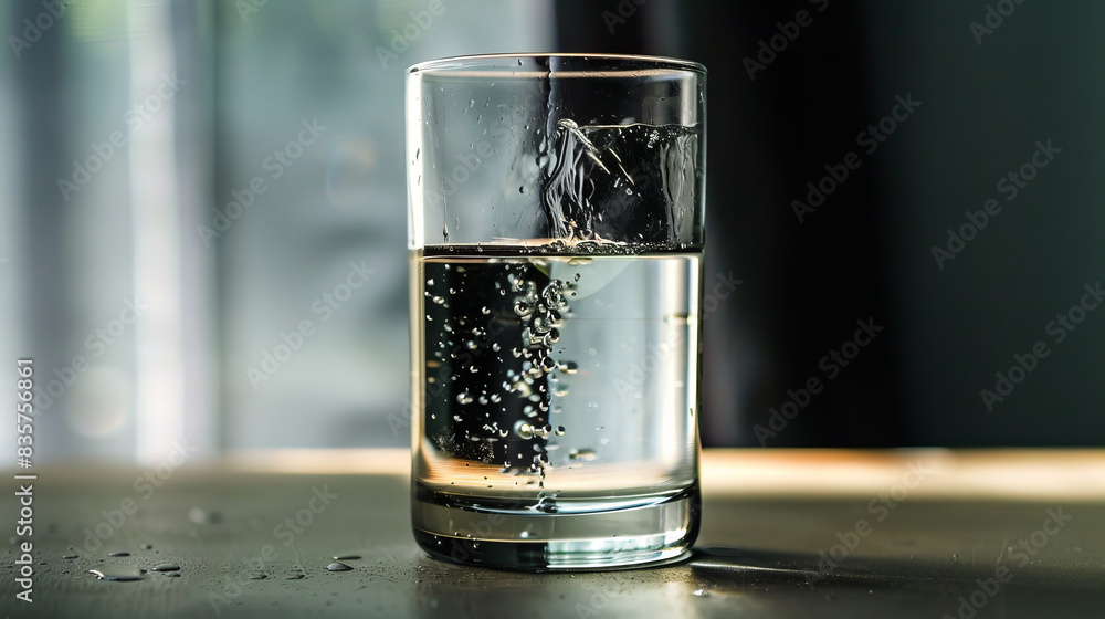 A glass of water can contain both clean and dirty water, representing the concept of duality.