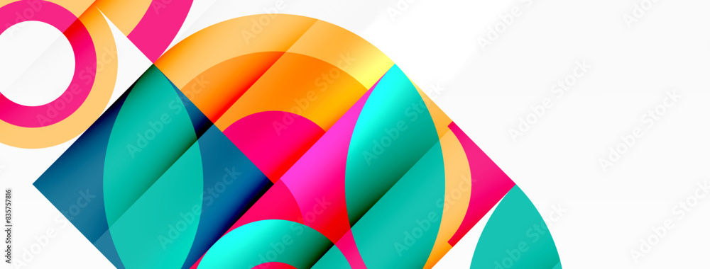 Circles and petals. Geometric beautiful abstract minimal template for Wallpaper, Banner, Background, Card, Book Illustration, landing page Circles and petals. Geometric beautiful abstract minimal template for Wallpaper, Banner, Background, Card, Book Illustration, landing page
