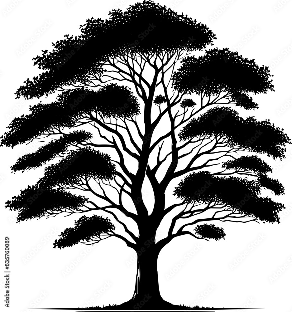Obraz premium Black Tupelo Tree icon 2