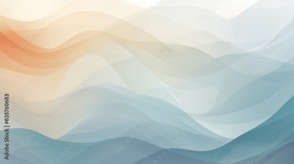 Abstract soft geometric shapes background in light pastel colors for design and decoration Abstract soft geometric shapes background in light pastel colors for design and decoration