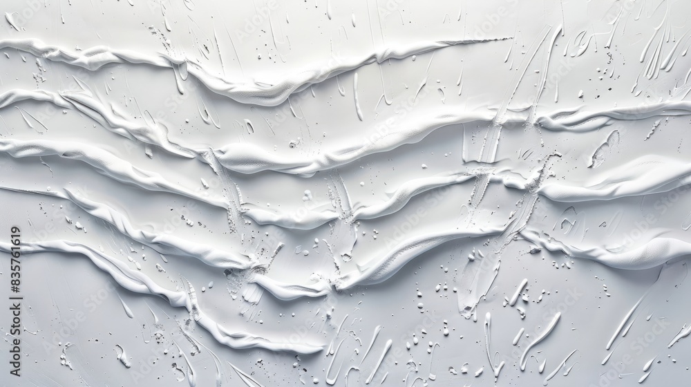 Abstract Line of White Spring Abstract Line of White Spring