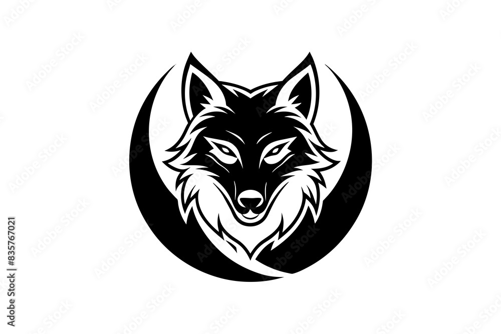 dog face logo silhouette vector silhouette illustration dog face logo silhouette vector silhouette illustration