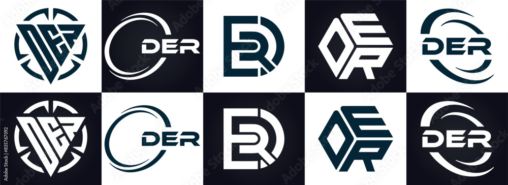 DER logo. D E R design. White DER letter. DER, D E R letter logo design. D E R letter logo design in FIVE, FOUR, THREE, style. letter logo set in one artboard. D E R letter logo vector design. DER logo. D E R design. White DER letter. DER, D E R letter logo design. D E R letter logo design in FIVE, FOUR, THREE, style. letter logo set in one artboard. D E R letter logo vector design.
