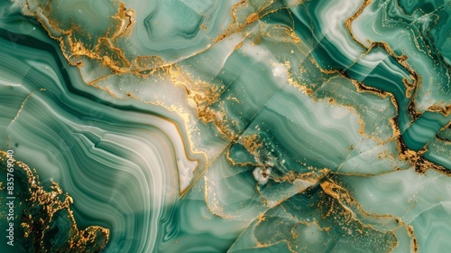 Green Onyx color marble luxury, with gold streaks, website background