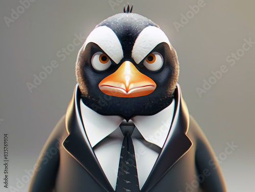 Pinguin im Anzug