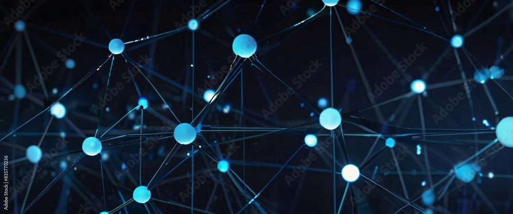 An abstract digital background with binary code and AI algorithms running in the background An abstract digital background with binary code and AI algorithms running in the background