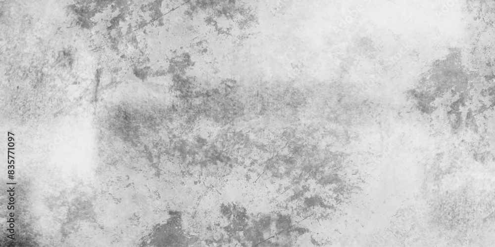 Fototapeta premium Black and white stain old concrete texture grunge paper texture overlay isolated decorative vintage background.