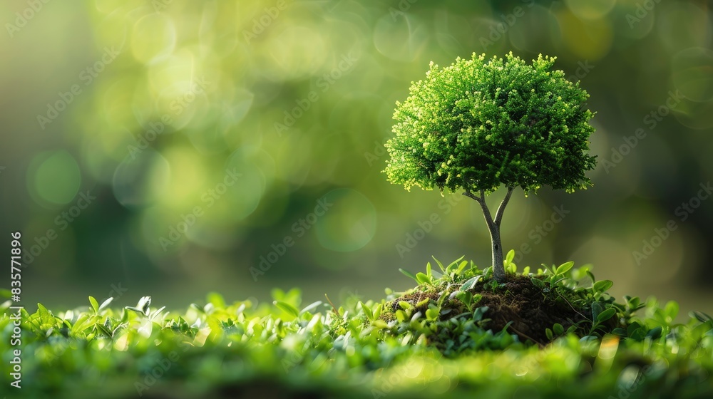 A green tree symbol A green tree symbol
