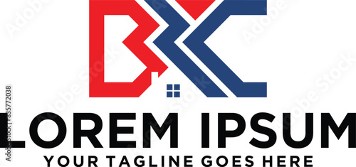 Initial letter BRC Contractor logo