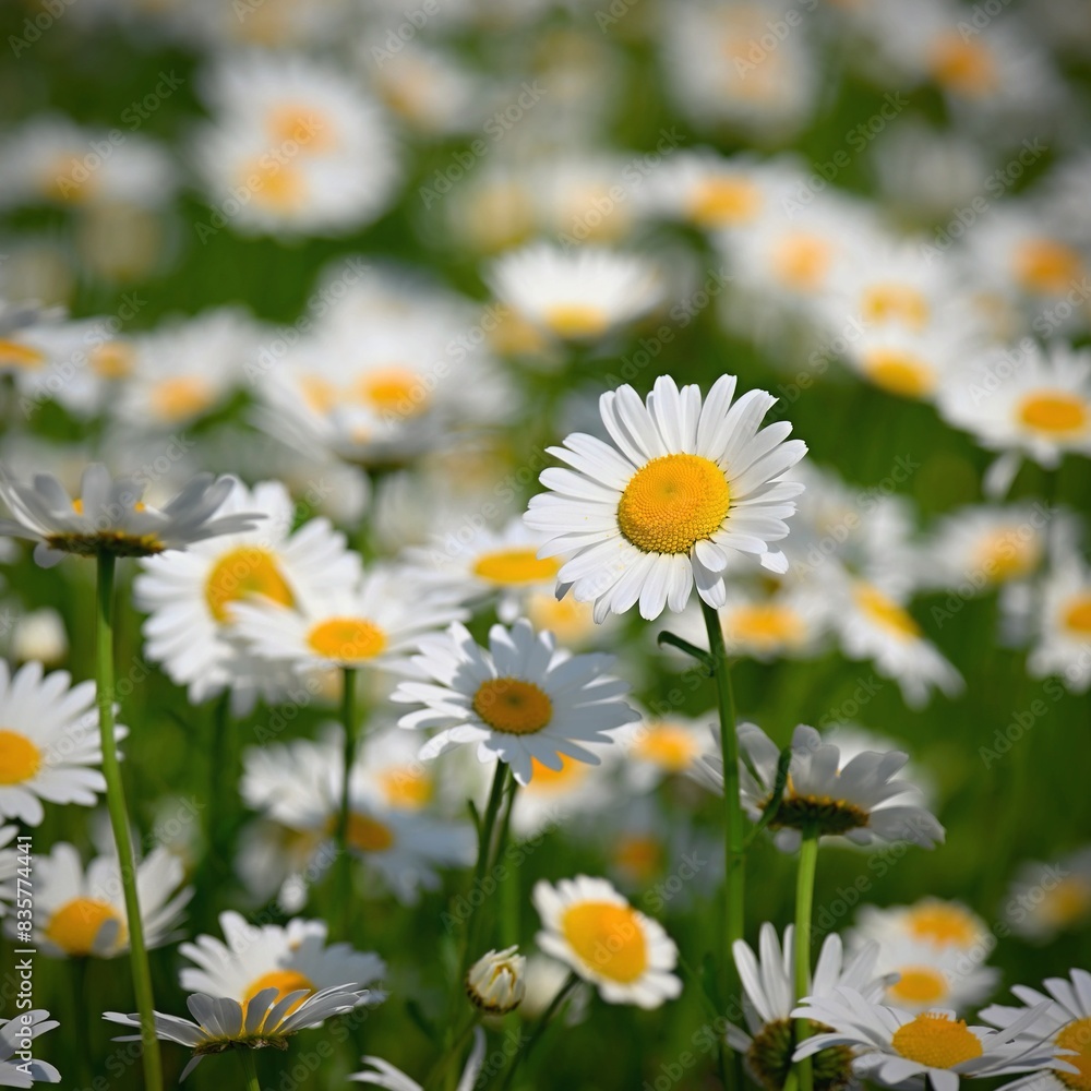 Flowers in the meadow. Beautiful natural background with daisies in spring and sunny day. Flowers in the meadow. Beautiful natural background with daisies in spring and sunny day.
