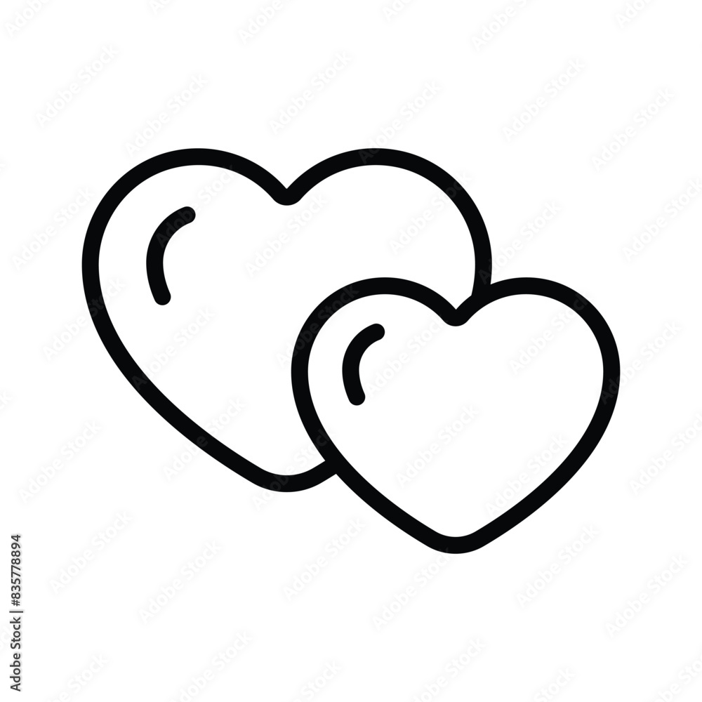 Get this premium icon of love, vector of hearts Get this premium icon of love, vector of hearts
