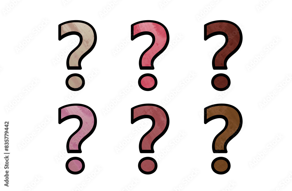 question mark and question question mark and question