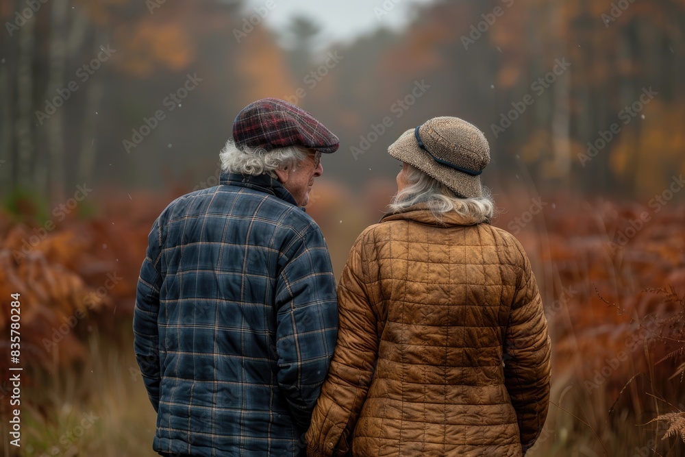 relationship of old couple in love professional photography