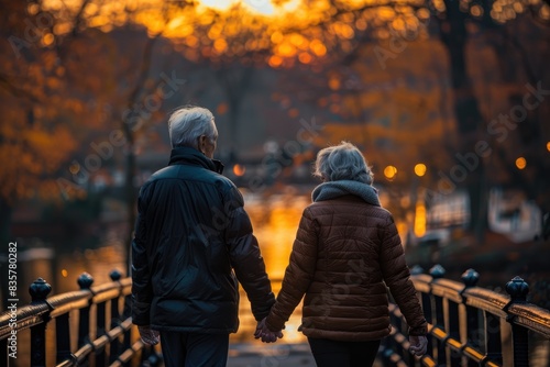 relationship of old couple in love professional photography photo