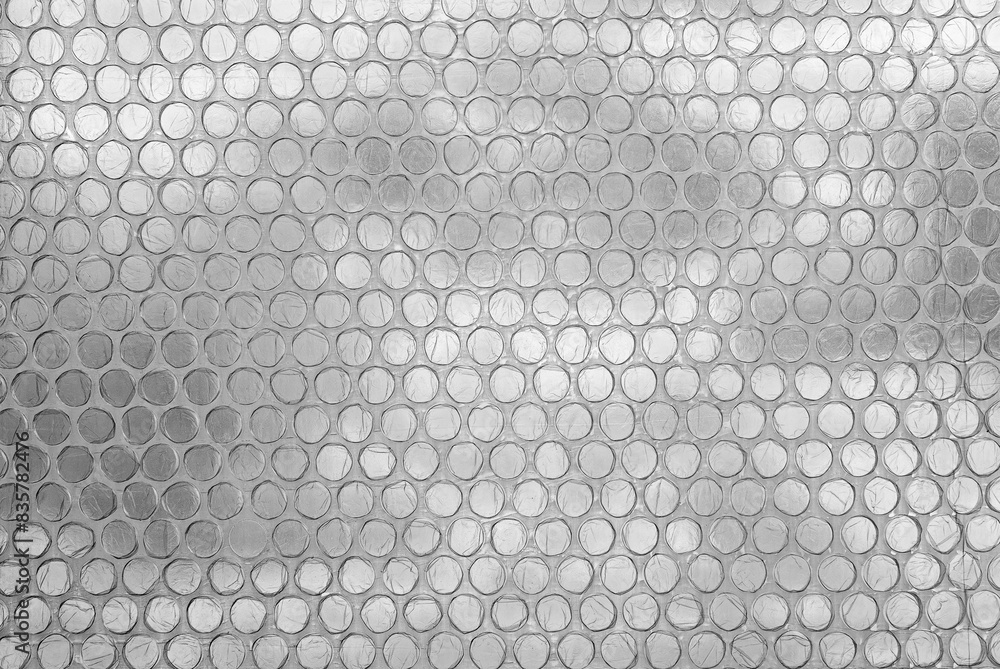 Black and white bubble wrap concept in lightish style closeup Black and white bubble wrap concept in lightish style closeup
