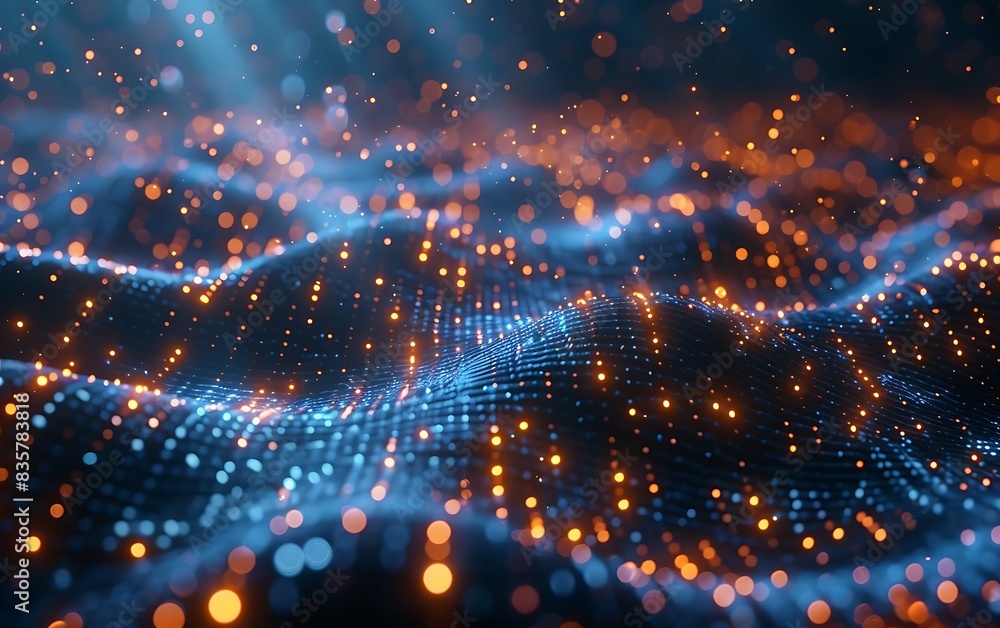 Abstract Tech Background,Digital Data Transfer Visualization Graphic Abstract Tech Background,Digital Data Transfer Visualization Graphic