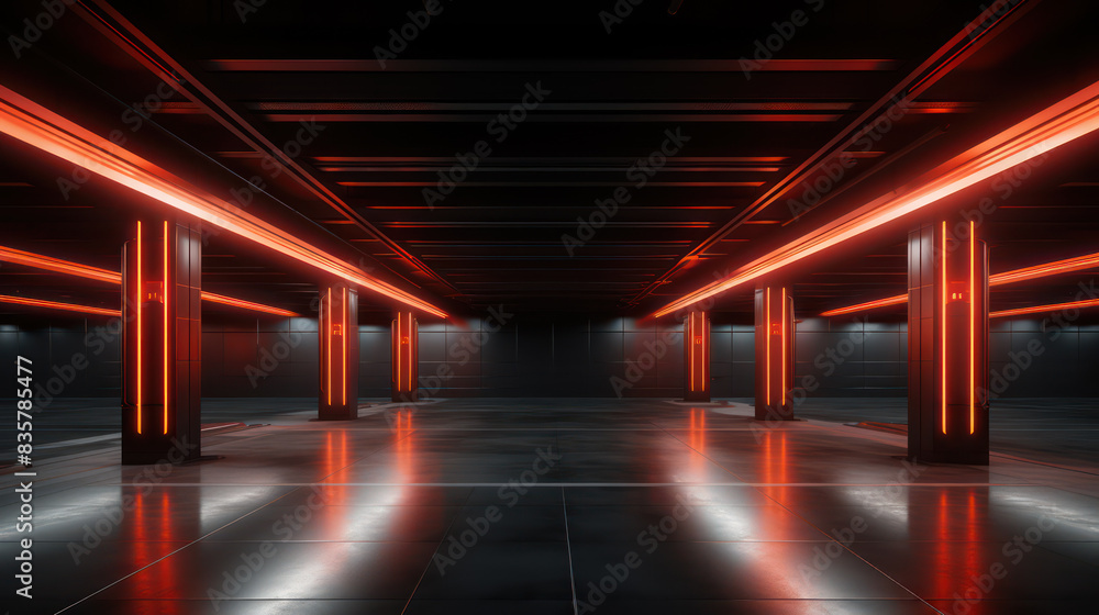 Flying In A Spaceship Tunnel. Futuristic space corridor motion graphics, high tech. Time warp portal, lightspeed hyperspace concept. Technology and future abstract creative concept background Flying In A Spaceship Tunnel. Futuristic space corridor motion graphics, high tech. Time warp portal, lightspeed hyperspace concept. Technology and future abstract creative concept background
