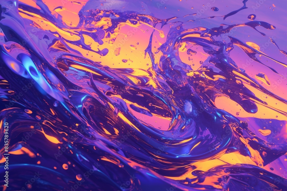 Dynamic liquid design patterns for graphic design Dynamic liquid design patterns for graphic design