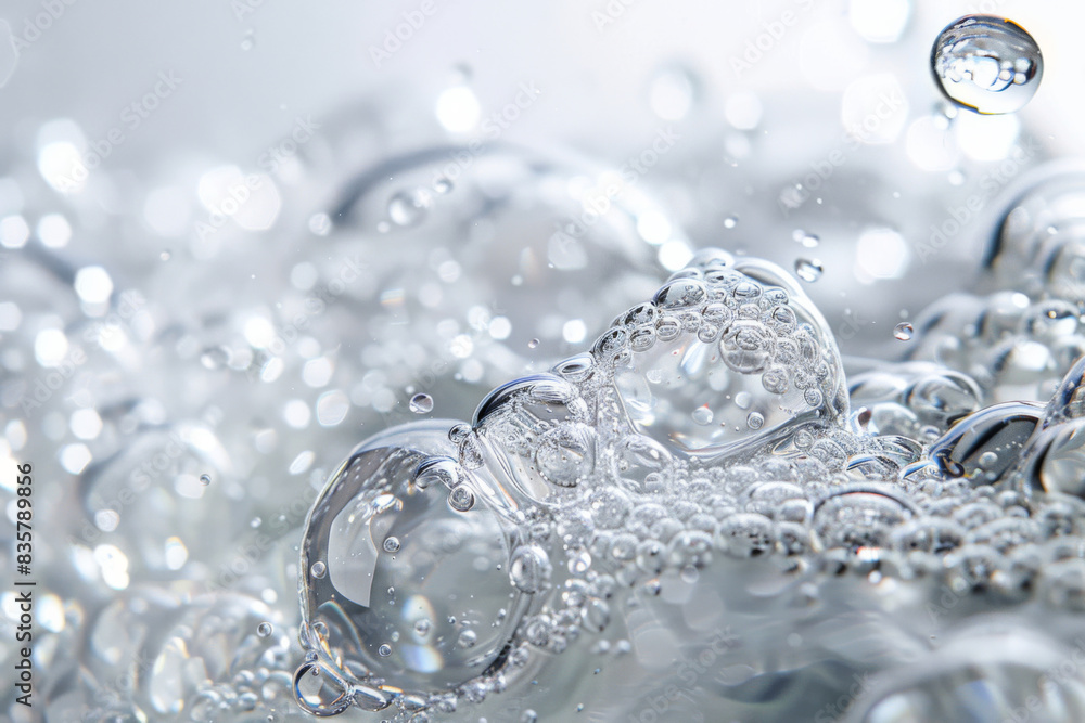 Full frame of the textures formed by the soap bubbles Full frame of the textures formed by the soap bubbles