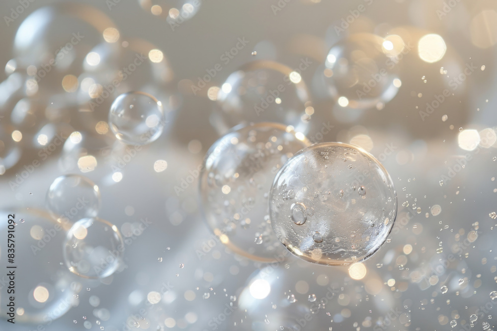 Full frame of the textures formed by the soap bubbles Full frame of the textures formed by the soap bubbles