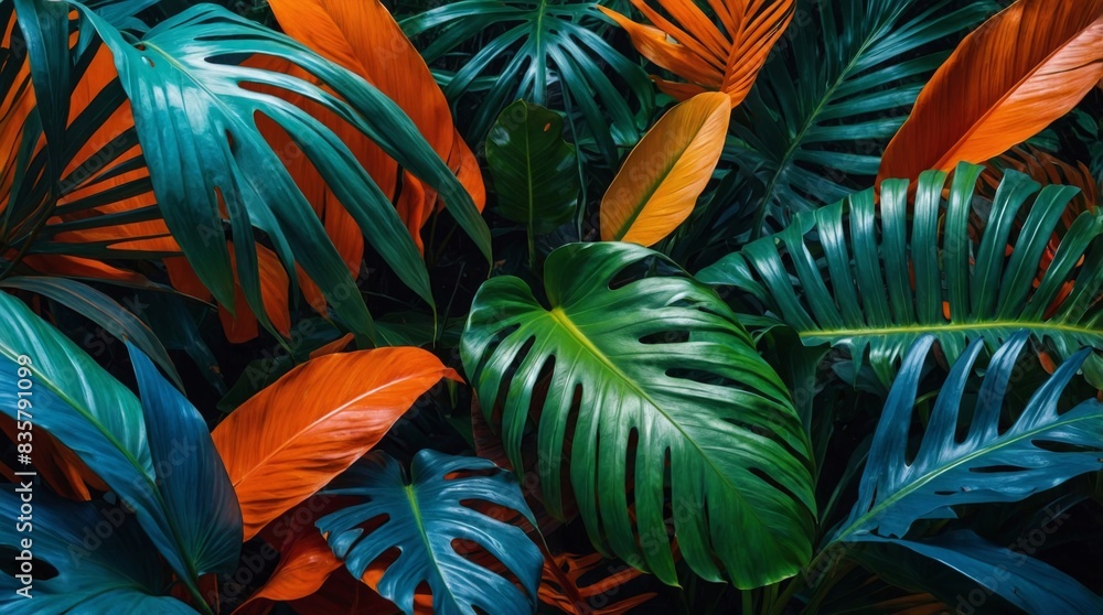 Colorful Leaf Pattern in Nature
Colorful Leaf Pattern in Nature
