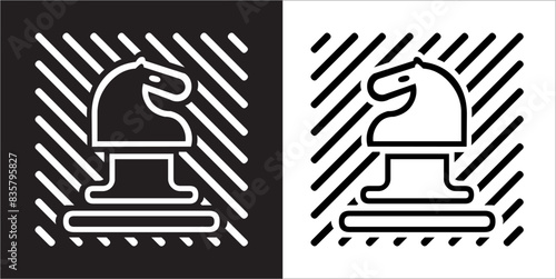 IIlustration Vector graphics of Chess icon
