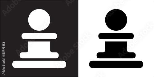 IIlustration Vector graphics of Chess icon
