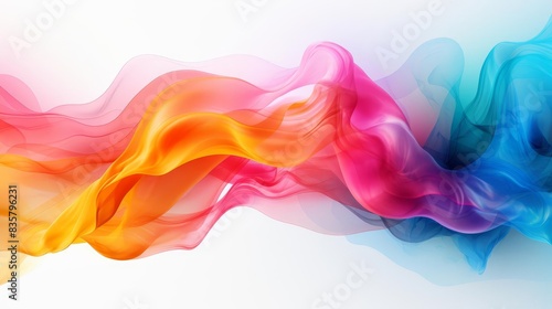 Images of fluttering shades to celebrate Pride month on a white background_LGBTQBG9995