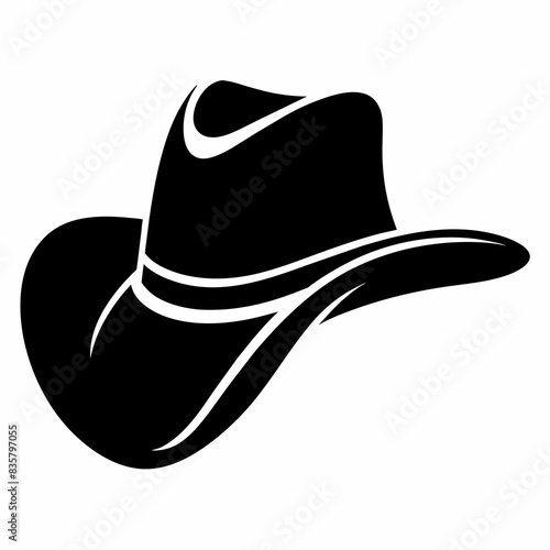 Cowboy hat silhouette 