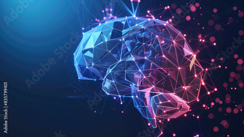 Computer generated image of a human brain