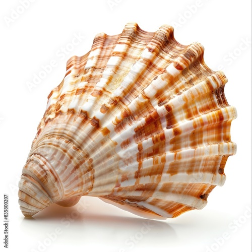 A Beautiful Sea Shell isolated on white background​