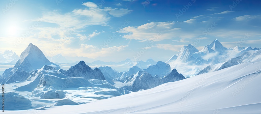 Stunning mountain tourism vacation with a picturesque backdrop and abundant copy space image. Stunning mountain tourism vacation with a picturesque backdrop and abundant copy space image.