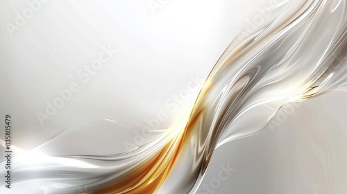 Abstract background material with silver and gold hues providing ample 