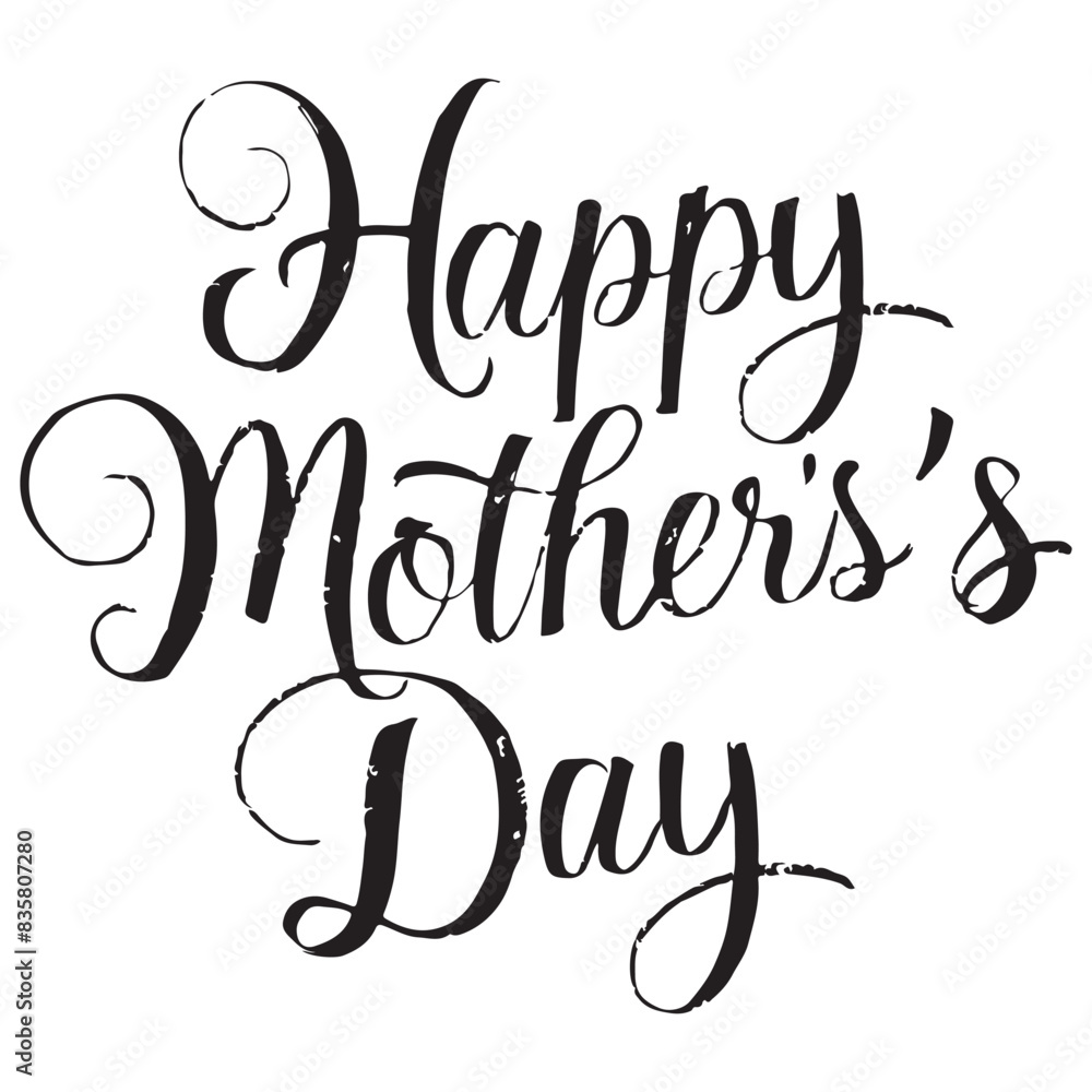 Happy mother's day typography in vector Happy mother's day typography in vector